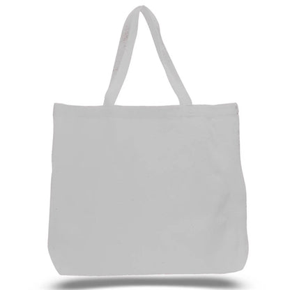 12 oz. Extra Large Grocery Cotton Tote Bag 20"x15"x5"