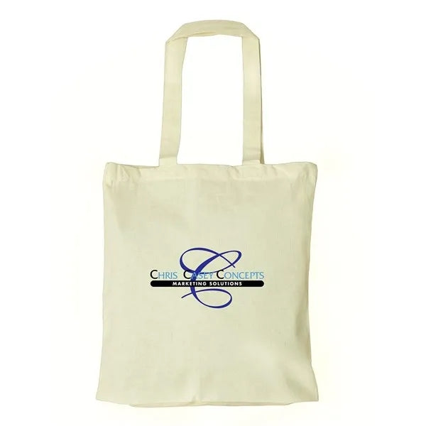 7 Oz. Cotton Canvas Tote Bag with Bottom Gusset (11"X 13")