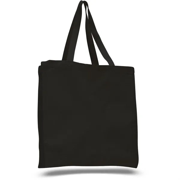 12 oz.Classic Book Tote Bags w/ Gusset Canvas (14"X15"X4")