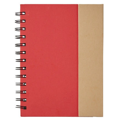 Eco Magnetic Notebook with Sticky Notes & Pen
