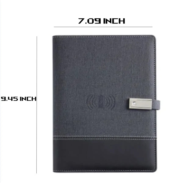 8000mAh Wireless Mobile Power Loose-Leaf Discbound Notebook