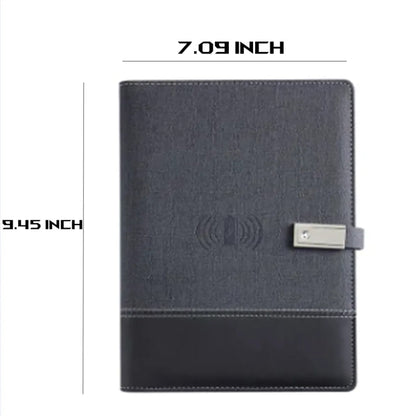 8000mAh Wireless Mobile Power Loose-Leaf Discbound Notebook