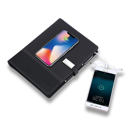 8000mAh Wireless Mobile Power Loose-Leaf Discbound Notebook