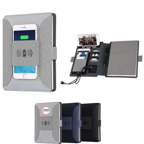 8000mAh Business Padfolio With Wireless Charge and USB