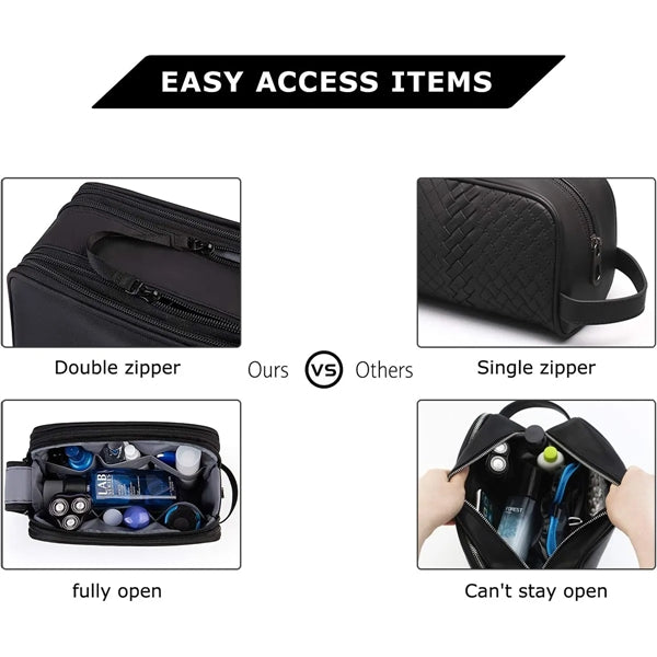 Travel Shaving Bag for Toiletries Accessories