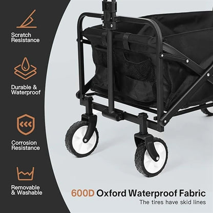 Collapsible Folding Utility Wagon Cart