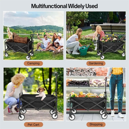 Collapsible Folding Utility Wagon Cart