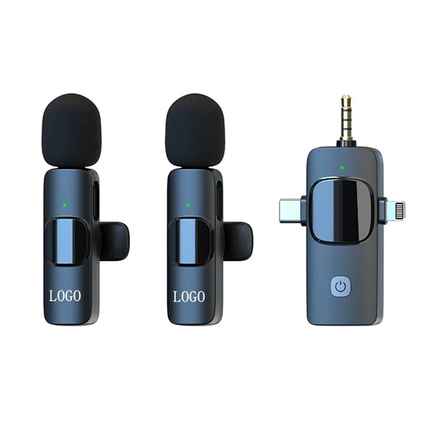 3-in-1 Wireless Lavalier Microphone