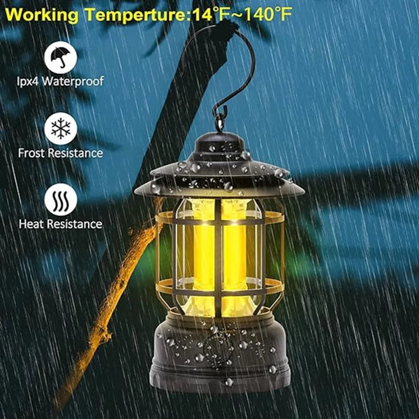 Rechargeable Camping Vintage Lantern