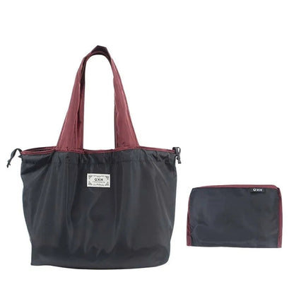Drawstring Oxford Folding Shopping Bag
