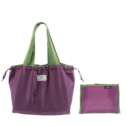 Drawstring Oxford Folding Shopping Bag