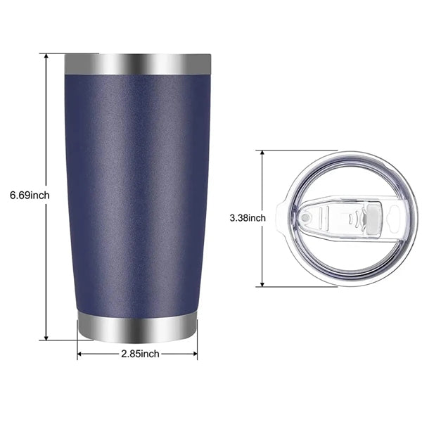 20oz Stainless Steel Tumbler with Lid