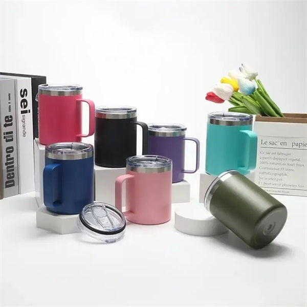 14 OZ Stainless Steel Insulated Handle Cup
