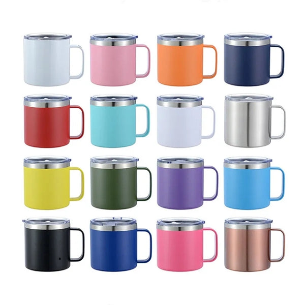14 OZ Stainless Steel Insulated Handle Cup