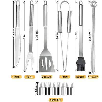 18-PCS BBQGrilling Tools Set