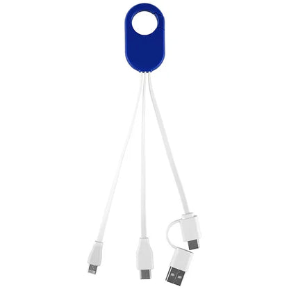 5-in-1 Cell Phone Charging Cable with Carabiner Clip