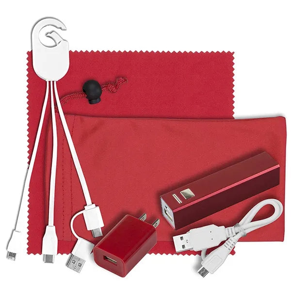 DaySaver Lux Mobile Tech Metal Power Bank Charging Kit