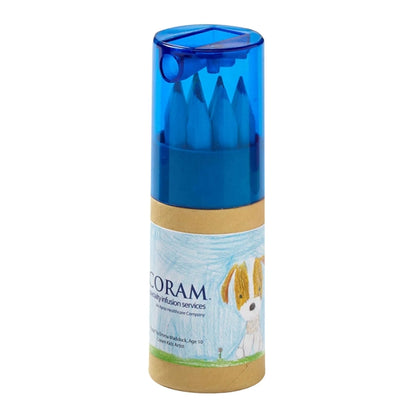 Colored Pencil Set in Tube with Sharpener