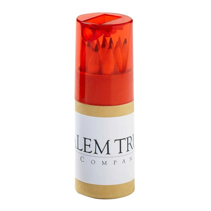 Colored Pencil Set in Tube with Sharpener