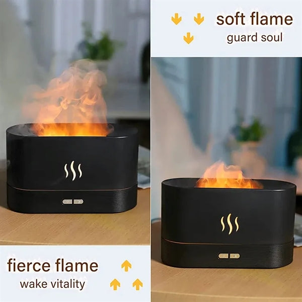 Flame Mist Humidifier Aromatherapy Diffuser