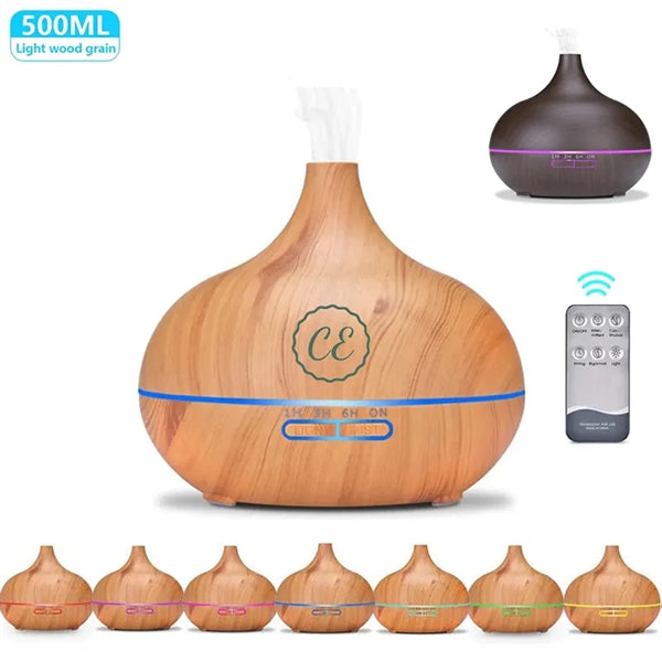 Wood Grain Aromatherapy Diffuser