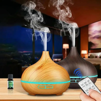 Wood Grain Aromatherapy Diffuser
