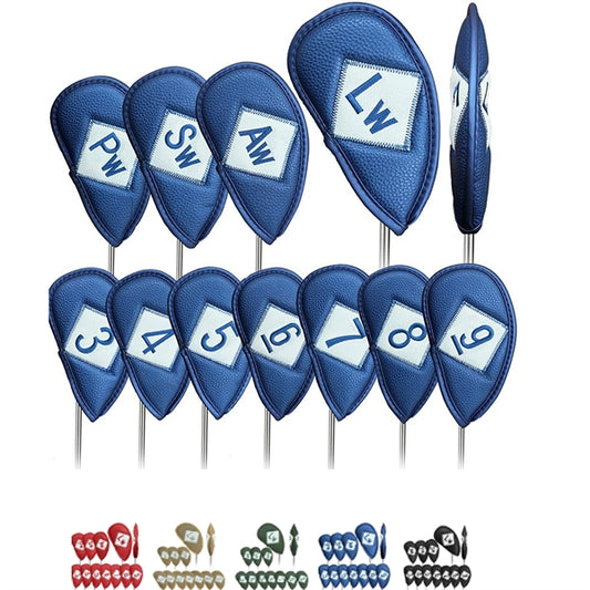 Premium Leather Golf Club Head Covers