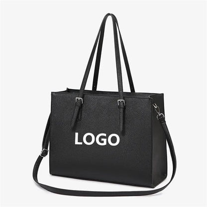 Leather Computer Tote Bag
