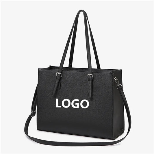 Leather Computer Tote Bag