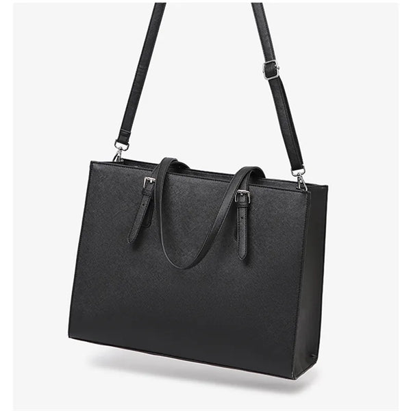 Leather Computer Tote Bag