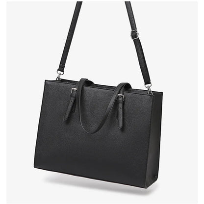 Leather Computer Tote Bag