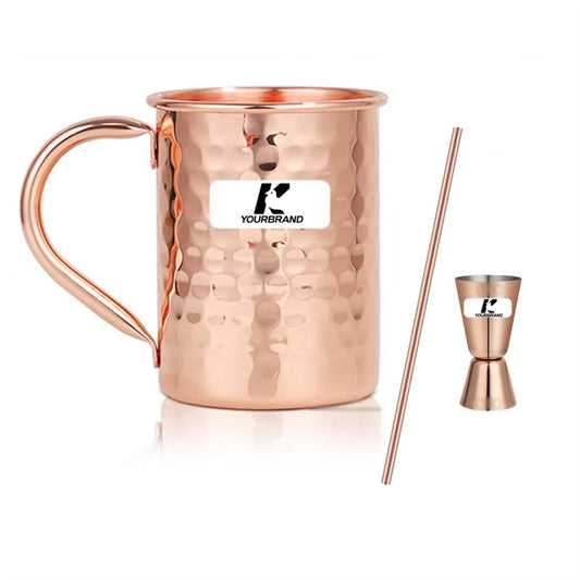 13oz Stylish Durable Pure Copper Plating Moscow Mule Mugs