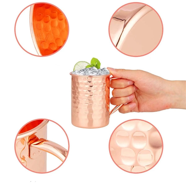 13oz Stylish Durable Pure Copper Plating Moscow Mule Mugs