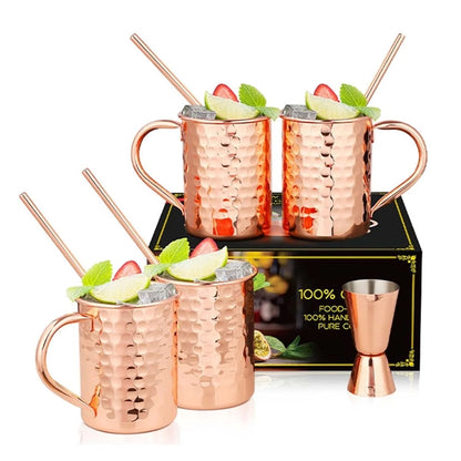 13oz Stylish Durable Pure Copper Plating Moscow Mule Mugs