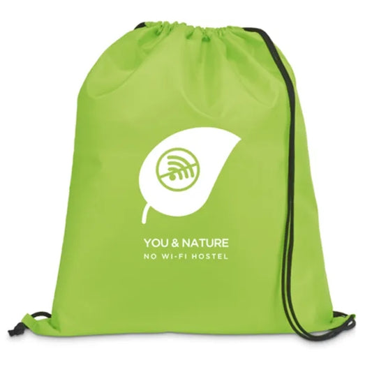 Heavy Duty 210D Poly Drawstring Cinch Up Backpack 14" x 17"