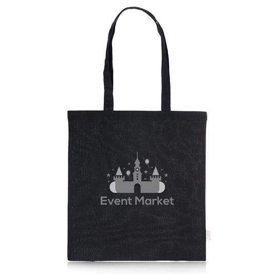 Recycled Solid Cotton Tote Bag