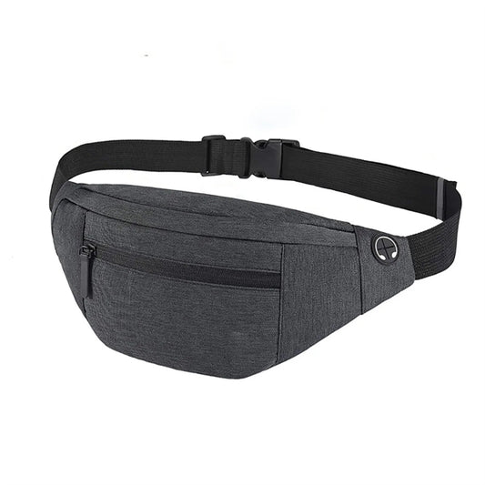 Large Crossbody Fanny Pack with 4 Pockets