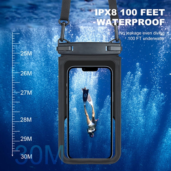 Double Space Waterproof Phone Pouch Case