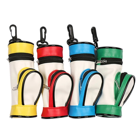 Golf Ball Holder Potable Tee Pouch Storage Bag
