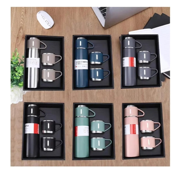 Stainless Steel Thermos Set