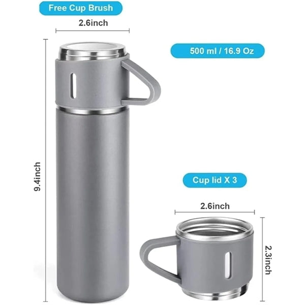 Stainless Steel Thermos Set