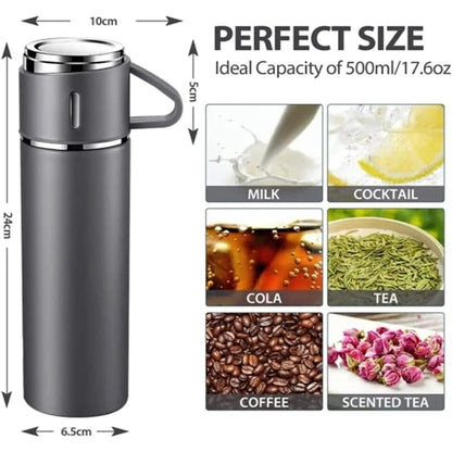 Stainless Steel Thermos Set