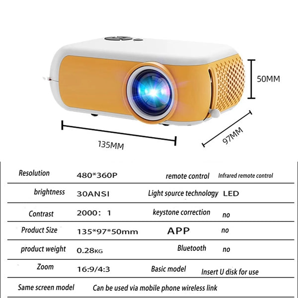 Portable Mini Projector