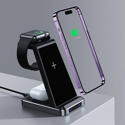 15W Wireless Charging Station Fast Charger Stand