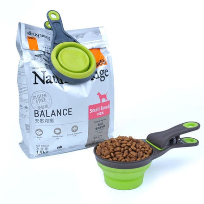 Multi-Function Collapsible Pet Scoop Bowls