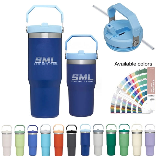 Stainless Steel Vacuum Insulated Tumbler with Straw