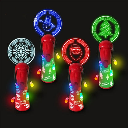 Custom LED Light Up Spinner Rotating Wand For Party Stadium