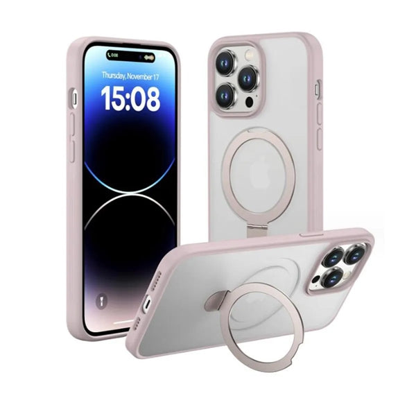 Magnetic iPhone 15 Pro Max Case with Stealthy Stand
