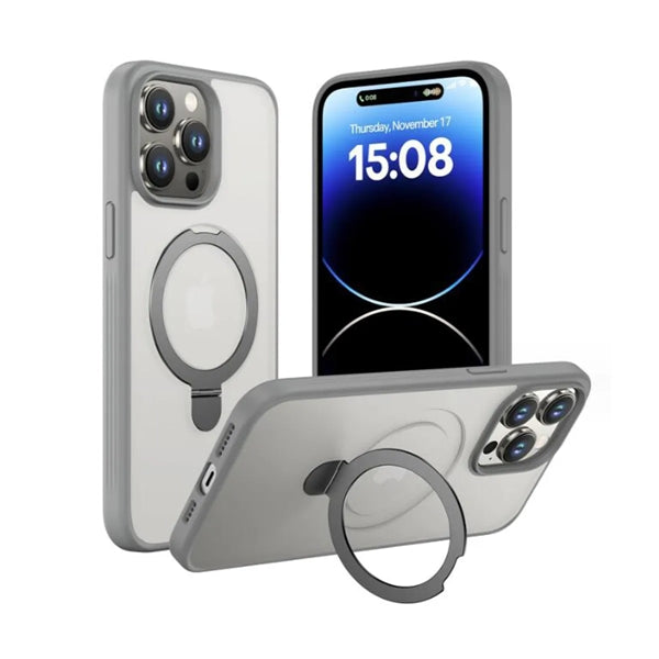 Magnetic iPhone 15 Pro Max Case with Stealthy Stand
