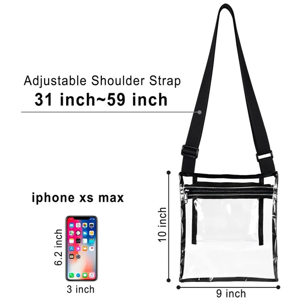 Clear Crossbody Purse Bag